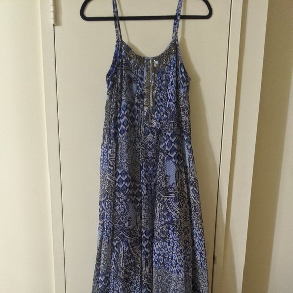 Boho Print Maxi Dress / Beach Coverup - Picture 1 of 2